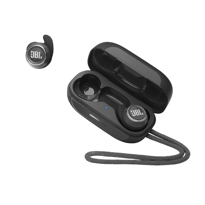 JBL Reflect Mini NC - Black - Waterproof true wireless Noise Cancelling sport earbuds - Detailshot 7 image number null